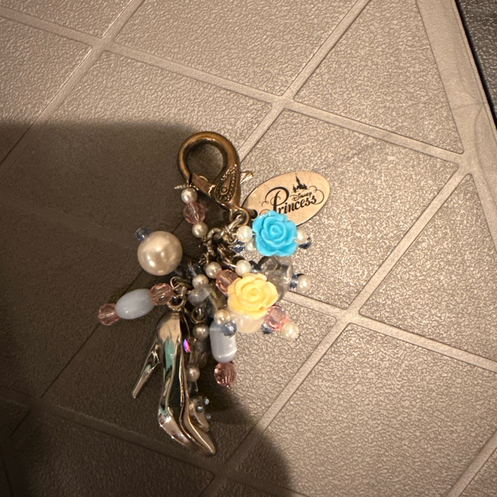 Cinderella  Glass Slipper Bag Charm